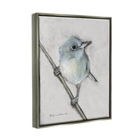 Stupell divlje životinje koje su slikale ptice Slikanje životinje i insekti slikati sivi plutasti uokvireni umjetnički
