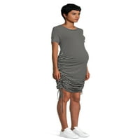 Odredišno majčinsko žensko haljina za tijelo s kratkim rukavima, veličine S-2XL