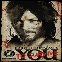 The Walking Dead - Daryl želi da vas poster