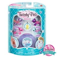 Twisty Petz, serijske bebe 4-pack, štenad i mačića kolekcionarska narukvica i futrola za djecu u dobi od i gore