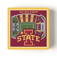 YouthEfan NCAA Iowa State Cylcones 3D stadiumView Magnet