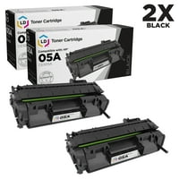 Proizvodi kompatibilna zamjena za 05A CE505A Crni laserski toner patroni 2-pack