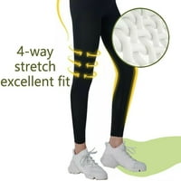 Ženske joge hlače za kontrolu trbuha za nogu rastezanje srednjeg uzdizanja za vježbanje s avokadom koji brine vašu